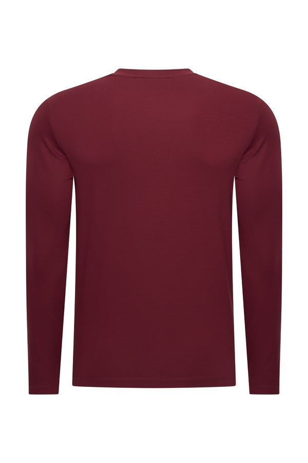 Mi Piace Burgundy shiny longsleeve