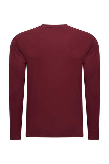 Mi Piace Burgundy shiny longsleeve