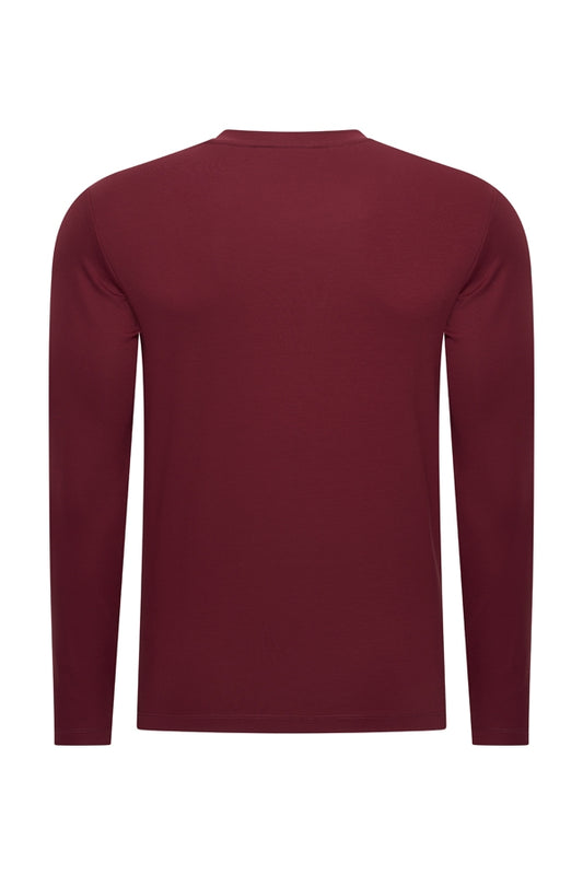Mi Piace Burgundy shiny longsleeve