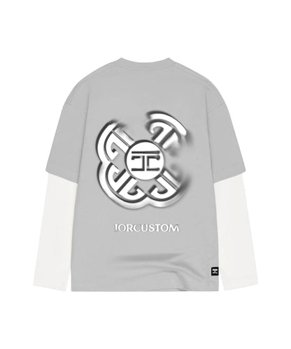 Jorcustom Monogram double layered longsleeve