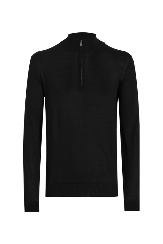 Burker Merino wool halfzip